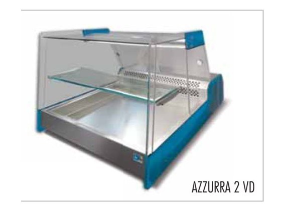 Vetrina refrigerata per pesce Azzurra 4 VD.